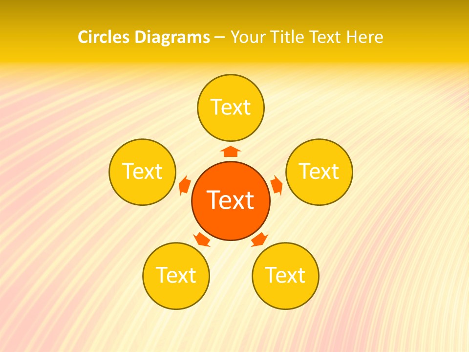 Wallpaper Glow Fractal PowerPoint Template