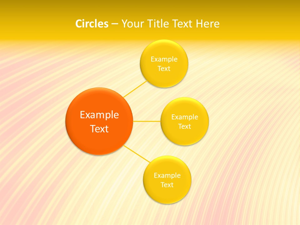 Wallpaper Glow Fractal PowerPoint Template