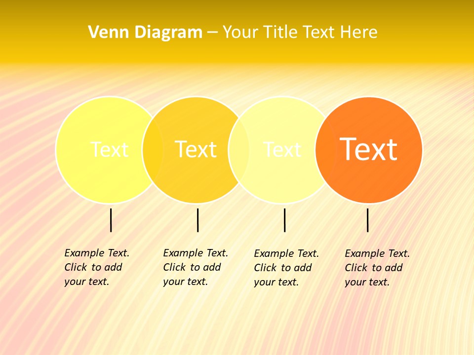 Wallpaper Glow Fractal PowerPoint Template
