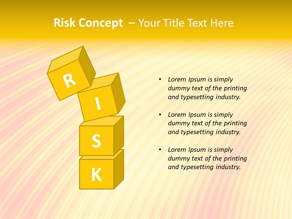 Wallpaper Glow Fractal PowerPoint Template