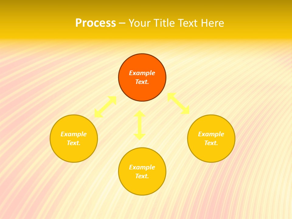 Wallpaper Glow Fractal PowerPoint Template