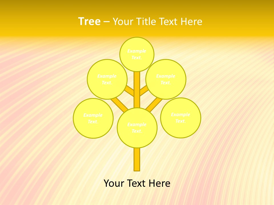 Wallpaper Glow Fractal PowerPoint Template