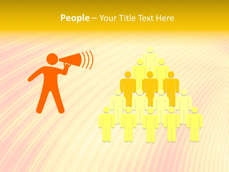 Wallpaper Glow Fractal PowerPoint Template