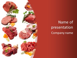 Fresh Meat PowerPoint Template