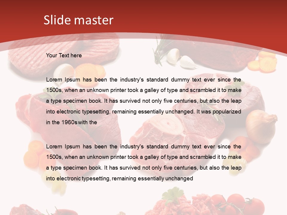 Fresh Meat PowerPoint Template