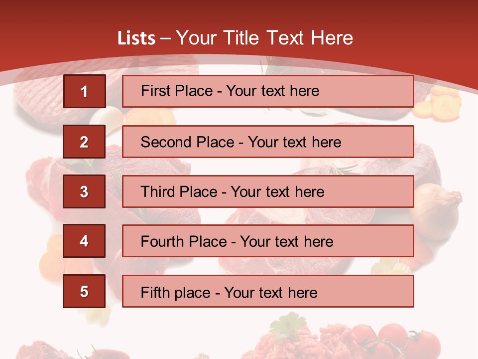 Fresh Meat PowerPoint Template
