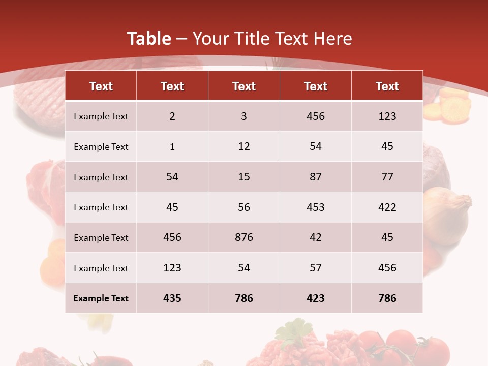 Fresh Meat PowerPoint Template