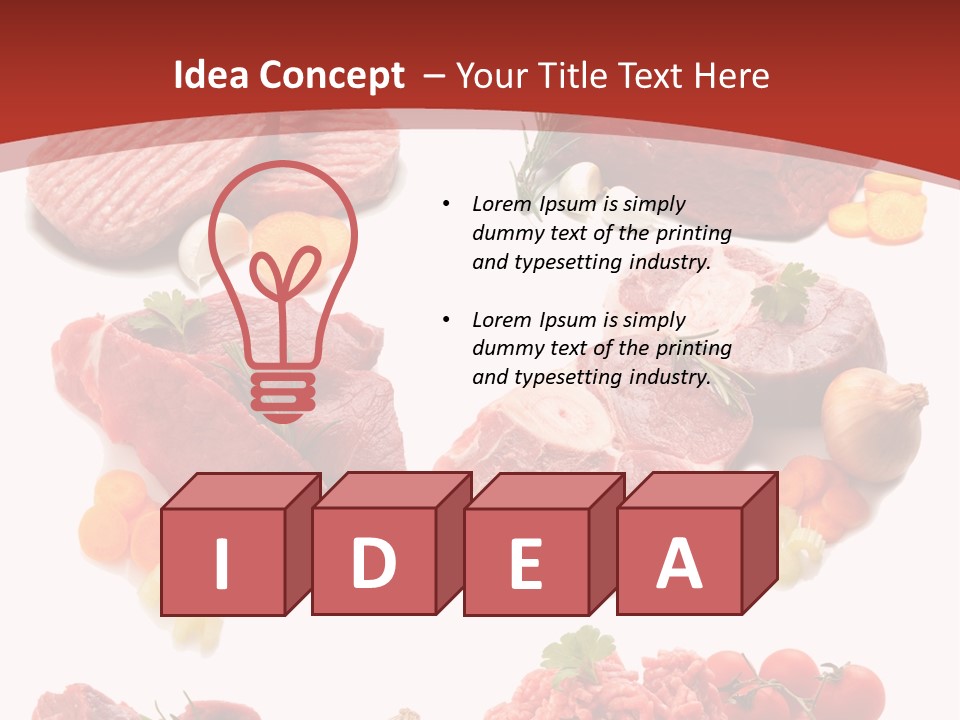 Fresh Meat PowerPoint Template