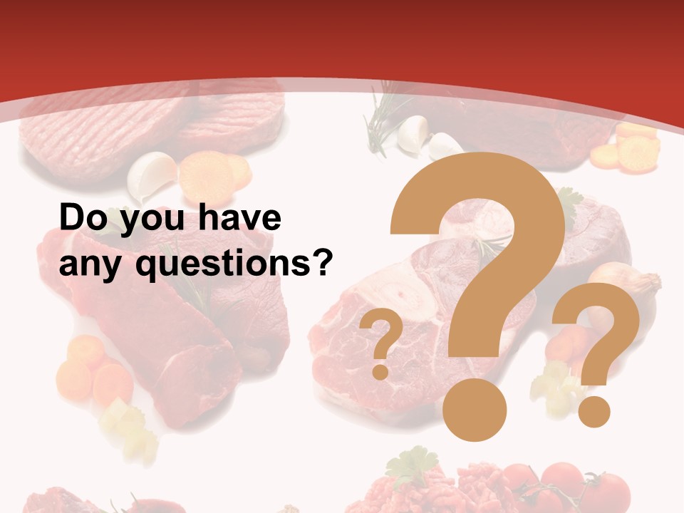 Fresh Meat PowerPoint Template