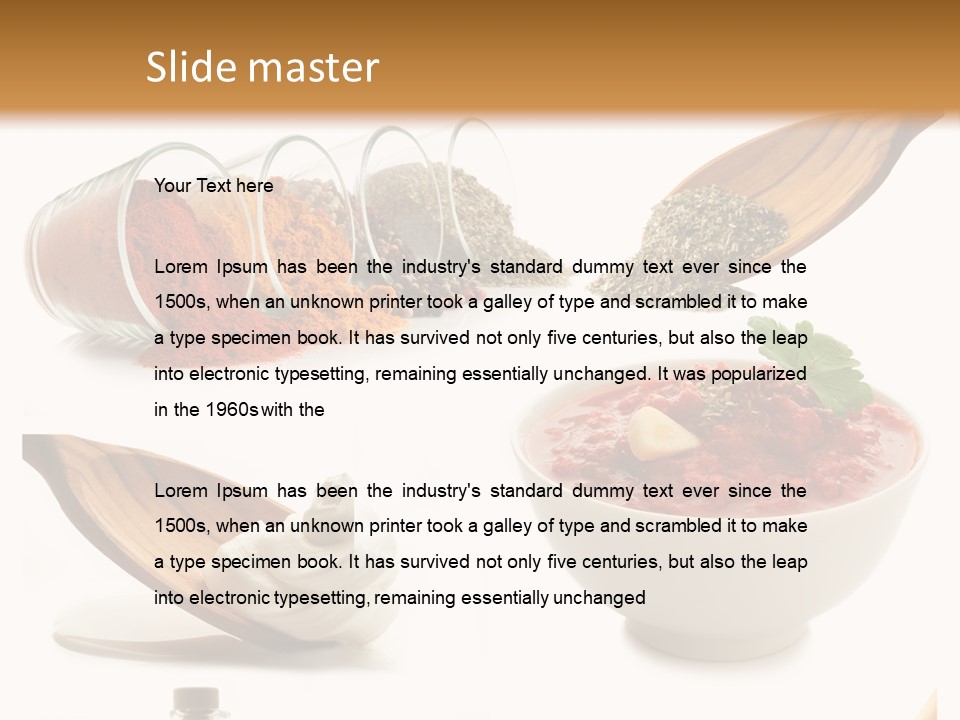 Cooking Ingredients PowerPoint Template