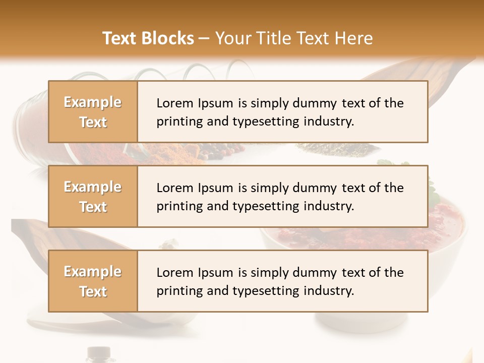 Cooking Ingredients PowerPoint Template