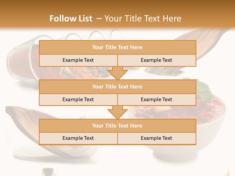 Cooking Ingredients PowerPoint Template