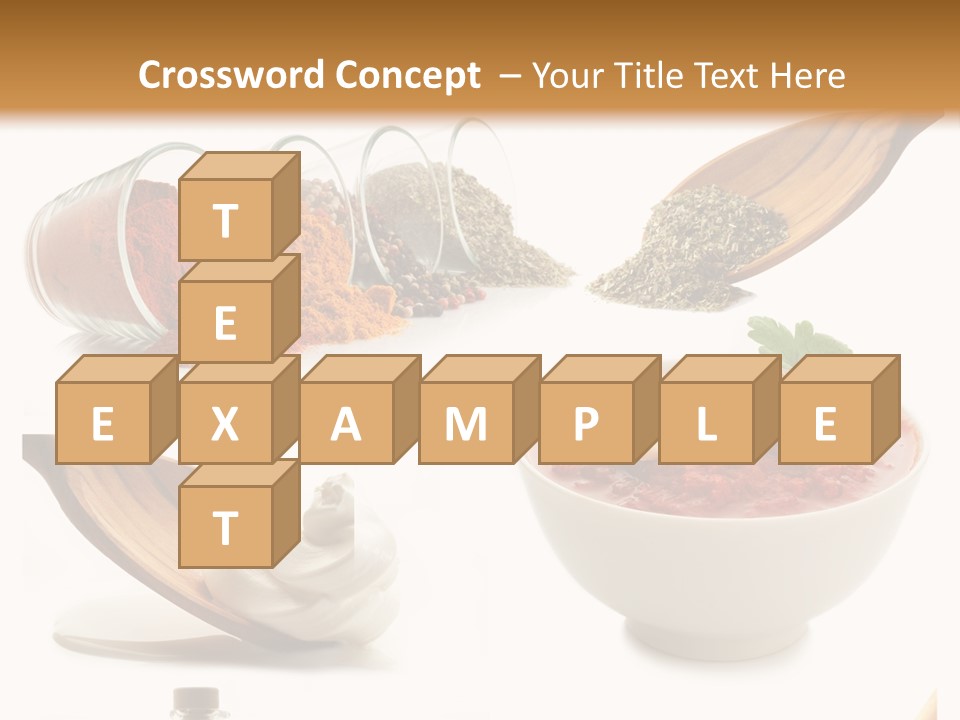Cooking Ingredients PowerPoint Template
