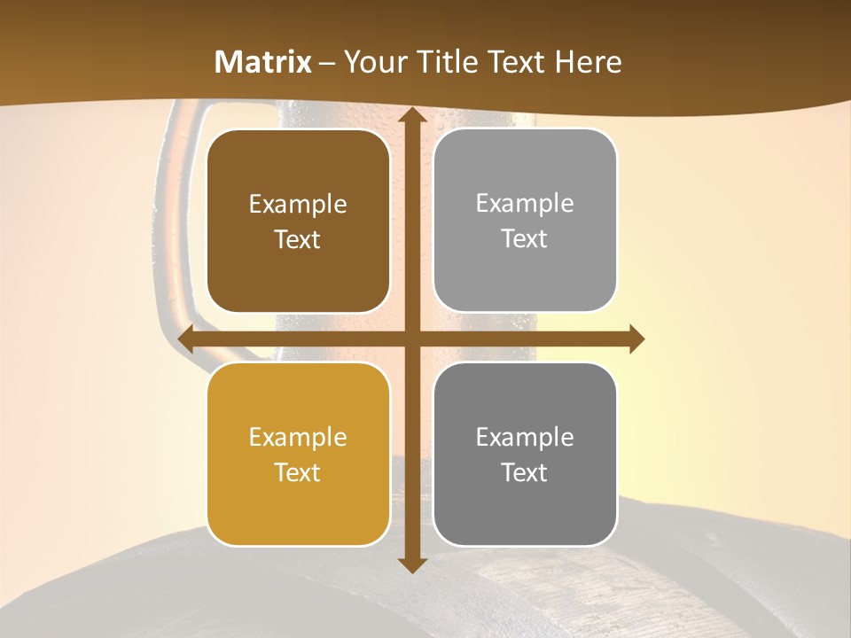Hoop Glass Alcohol PowerPoint Template