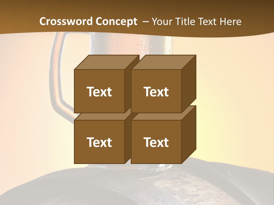 Hoop Glass Alcohol PowerPoint Template