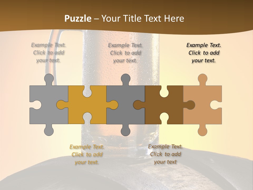 Hoop Glass Alcohol PowerPoint Template