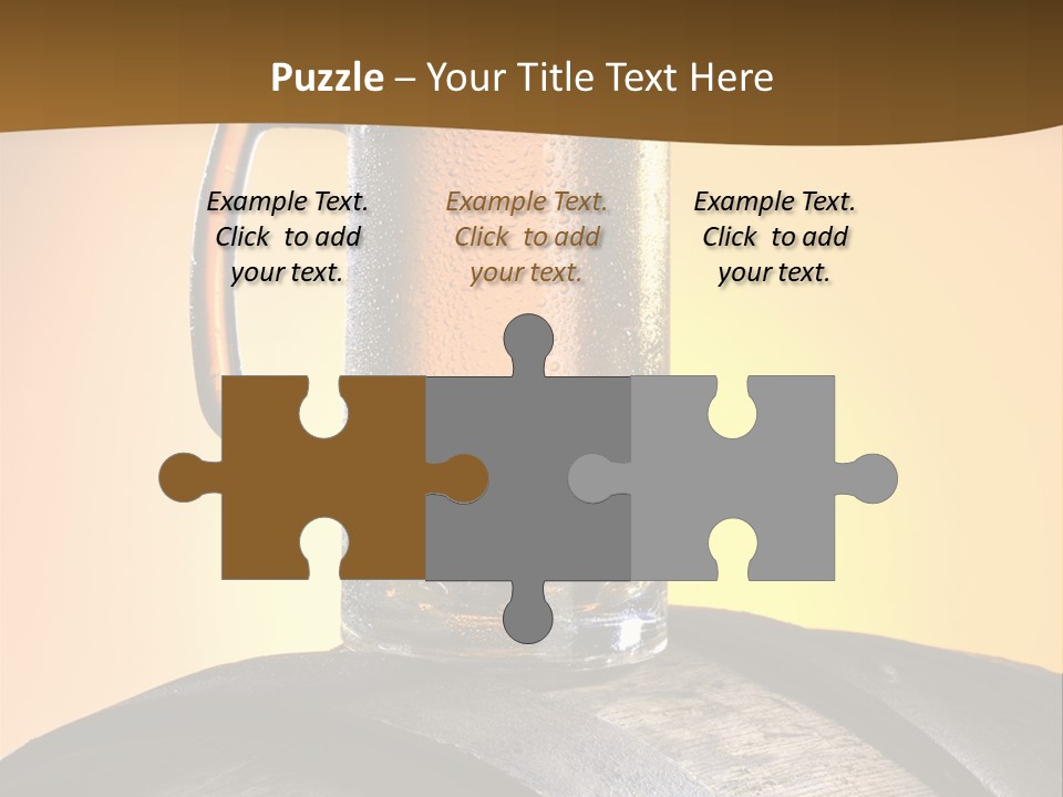 Hoop Glass Alcohol PowerPoint Template