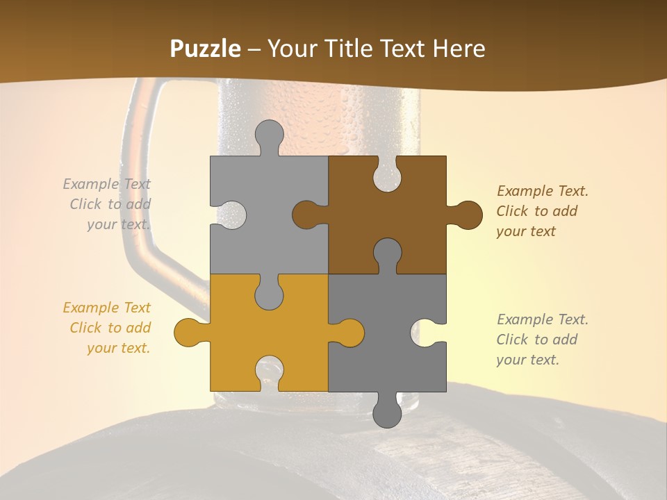 Hoop Glass Alcohol PowerPoint Template