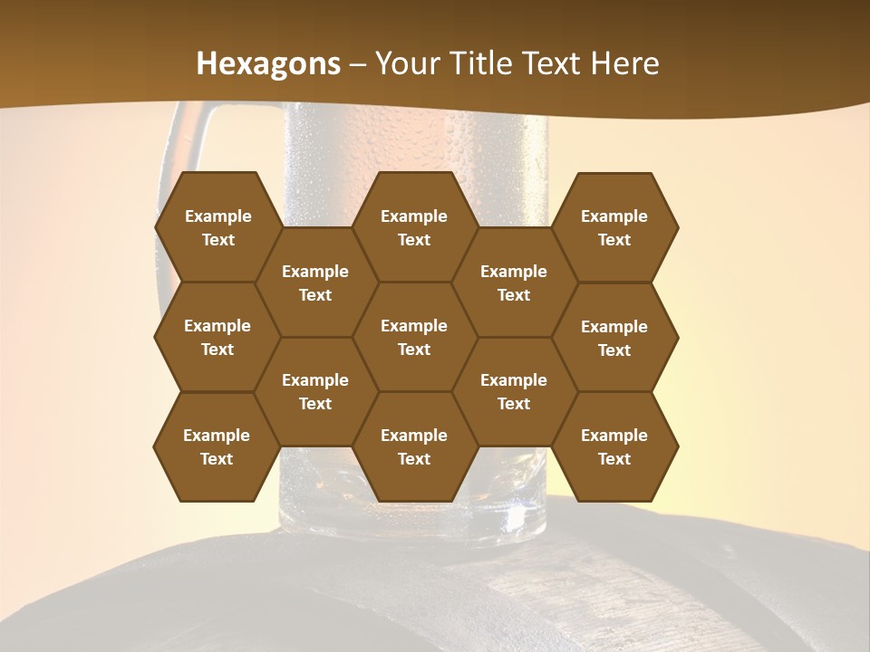 Hoop Glass Alcohol PowerPoint Template