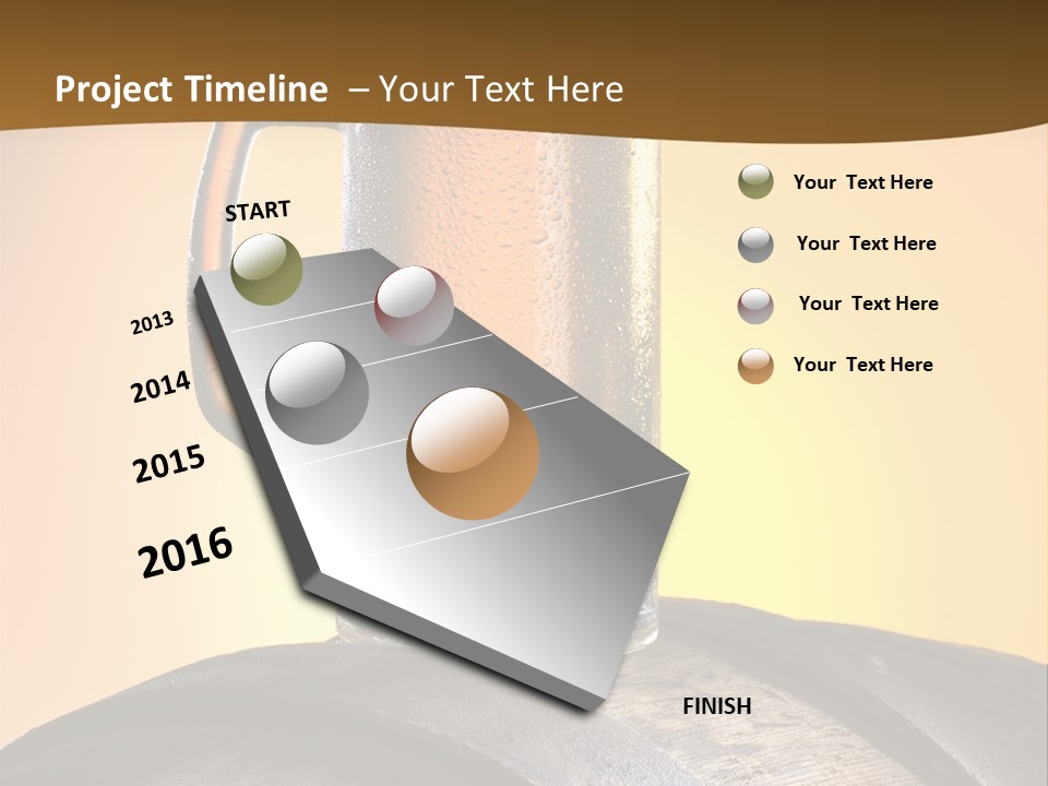 Hoop Glass Alcohol PowerPoint Template
