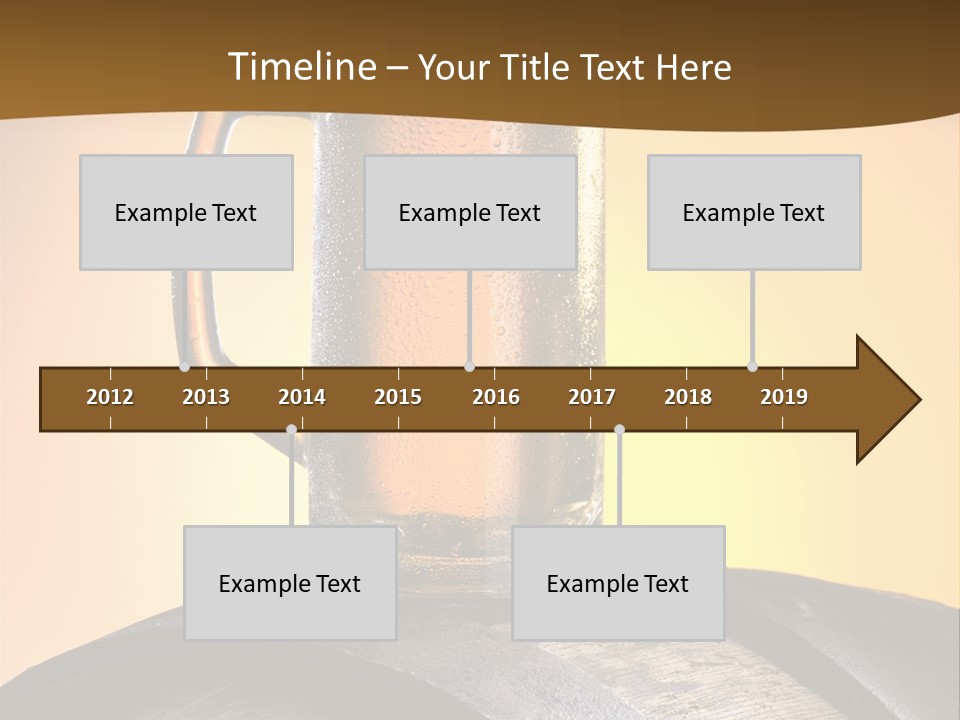 Hoop Glass Alcohol PowerPoint Template