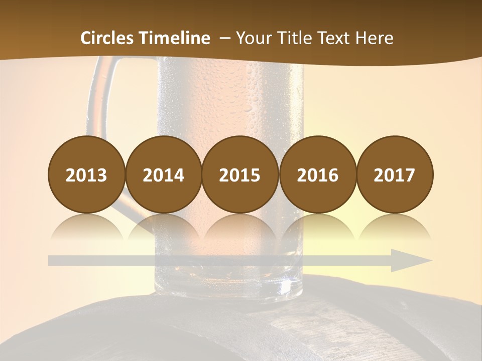 Hoop Glass Alcohol PowerPoint Template