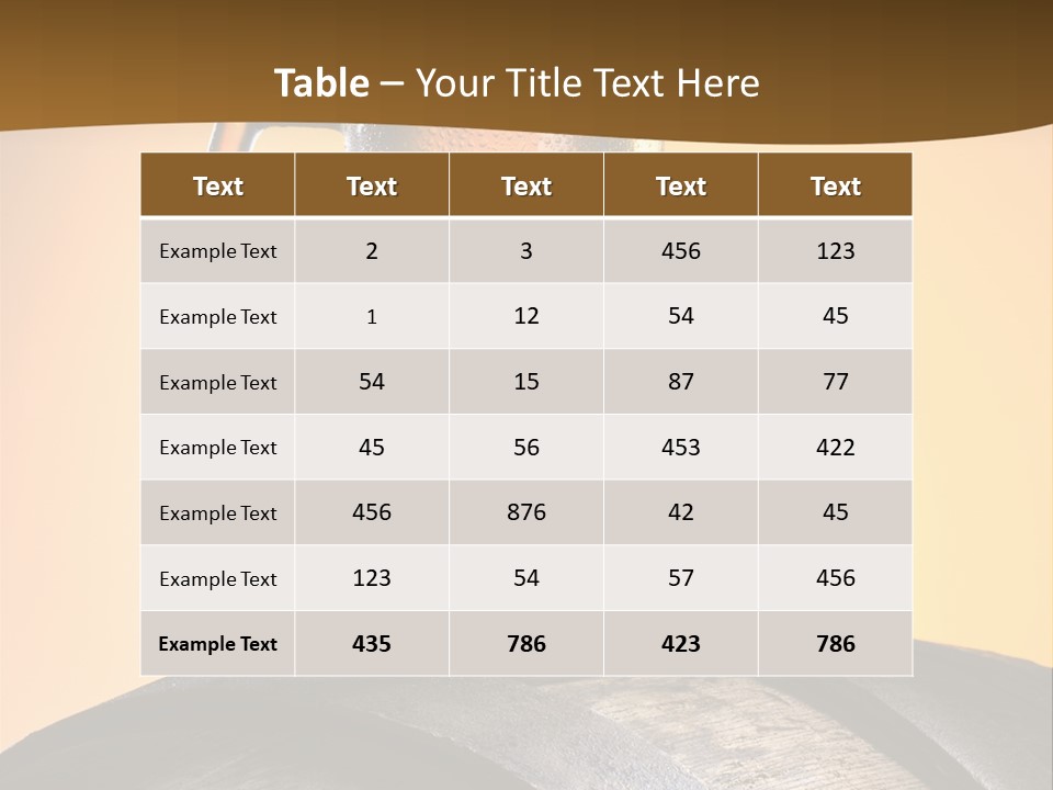 Hoop Glass Alcohol PowerPoint Template