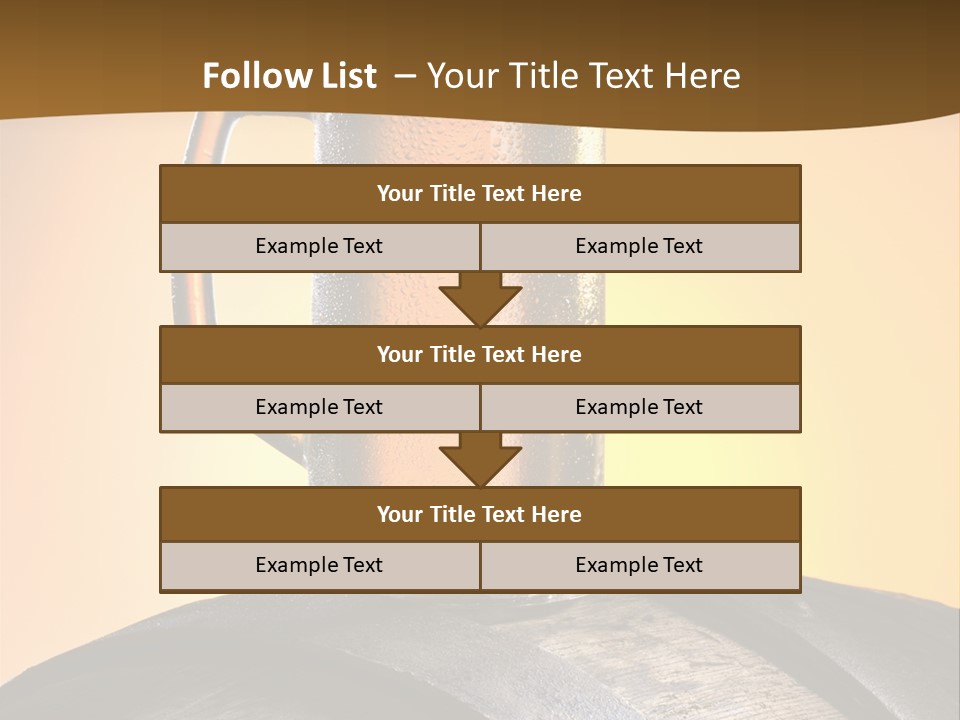Hoop Glass Alcohol PowerPoint Template