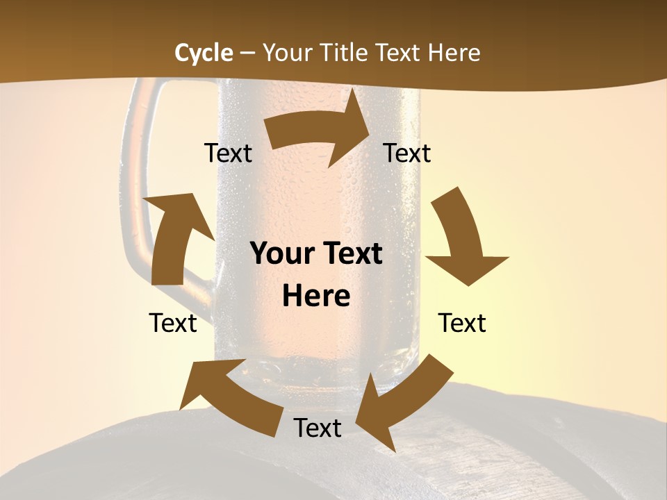Hoop Glass Alcohol PowerPoint Template