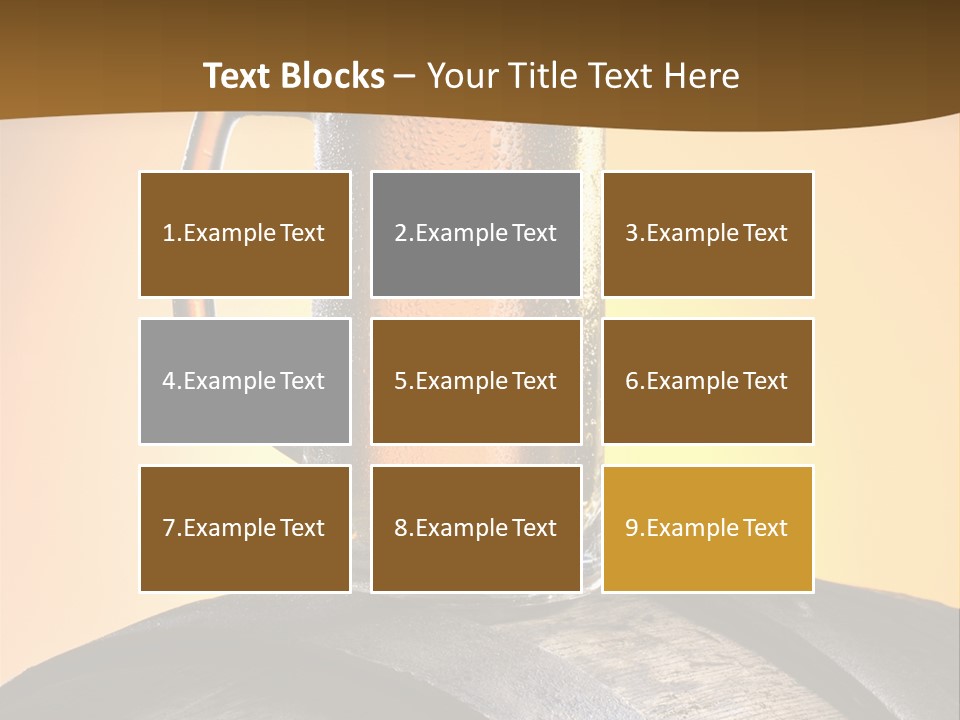Hoop Glass Alcohol PowerPoint Template