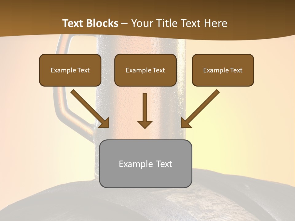 Hoop Glass Alcohol PowerPoint Template
