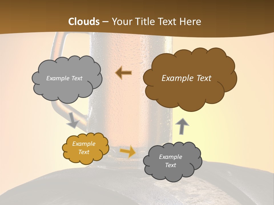 Hoop Glass Alcohol PowerPoint Template