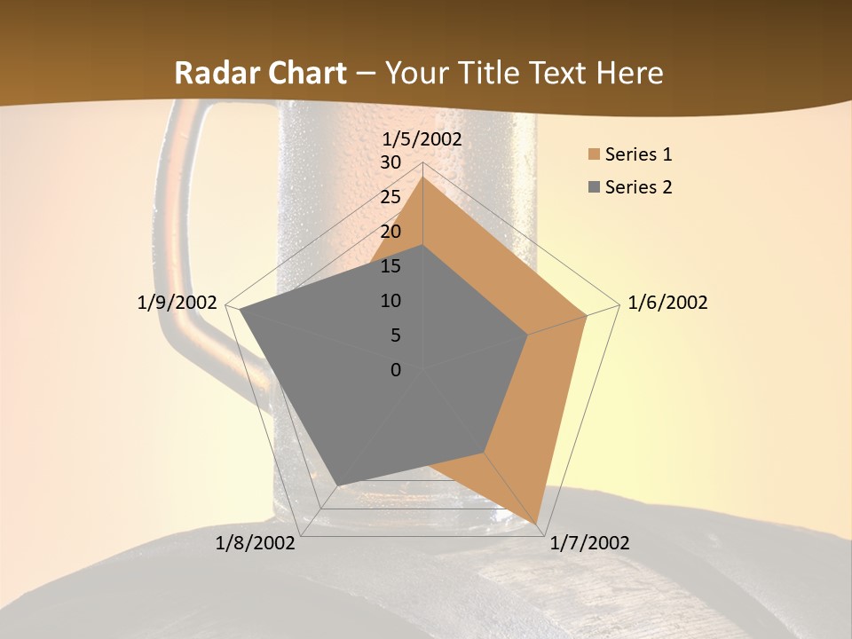 Hoop Glass Alcohol PowerPoint Template