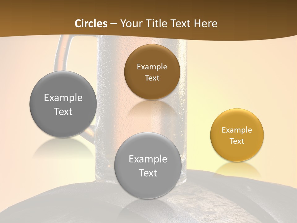 Hoop Glass Alcohol PowerPoint Template