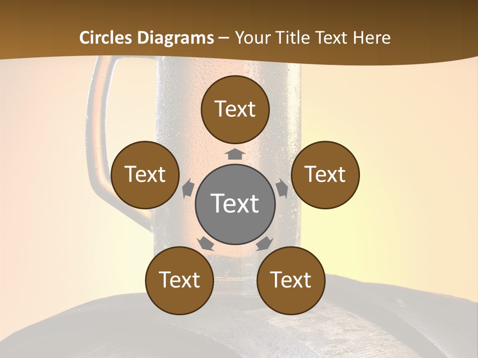 Hoop Glass Alcohol PowerPoint Template