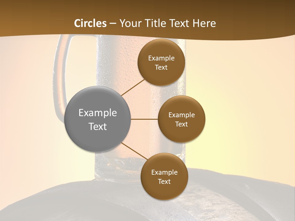Hoop Glass Alcohol PowerPoint Template