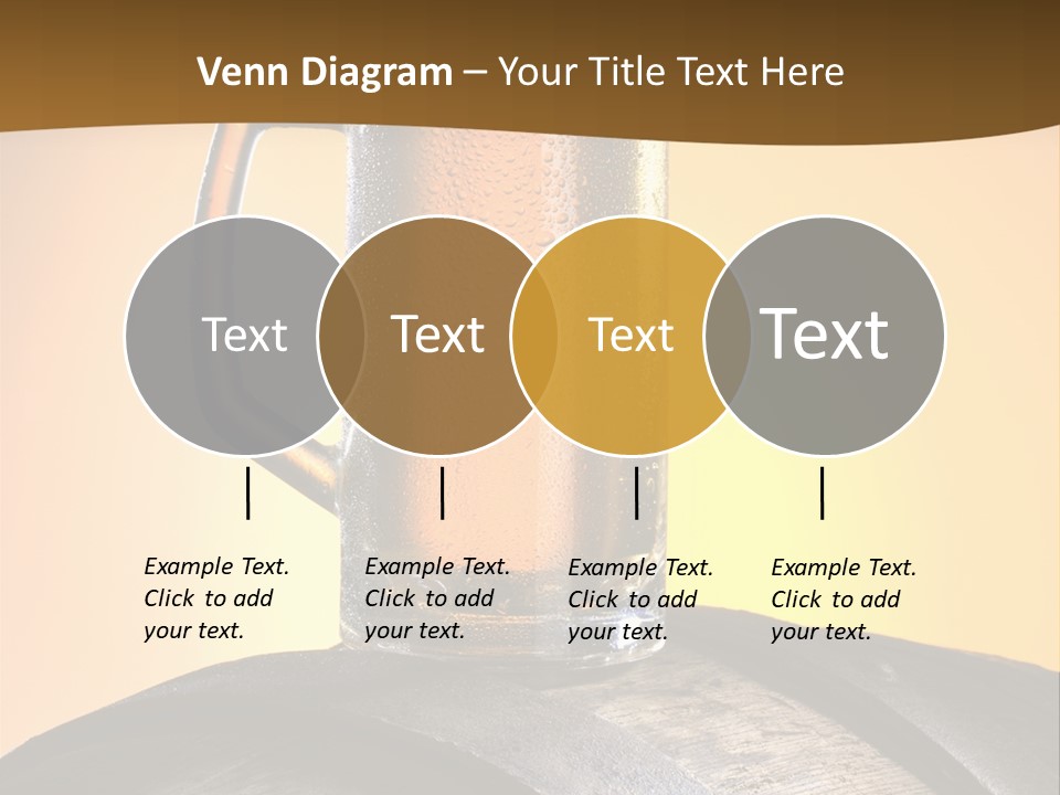 Hoop Glass Alcohol PowerPoint Template