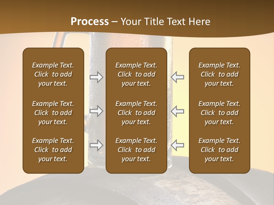 Hoop Glass Alcohol PowerPoint Template
