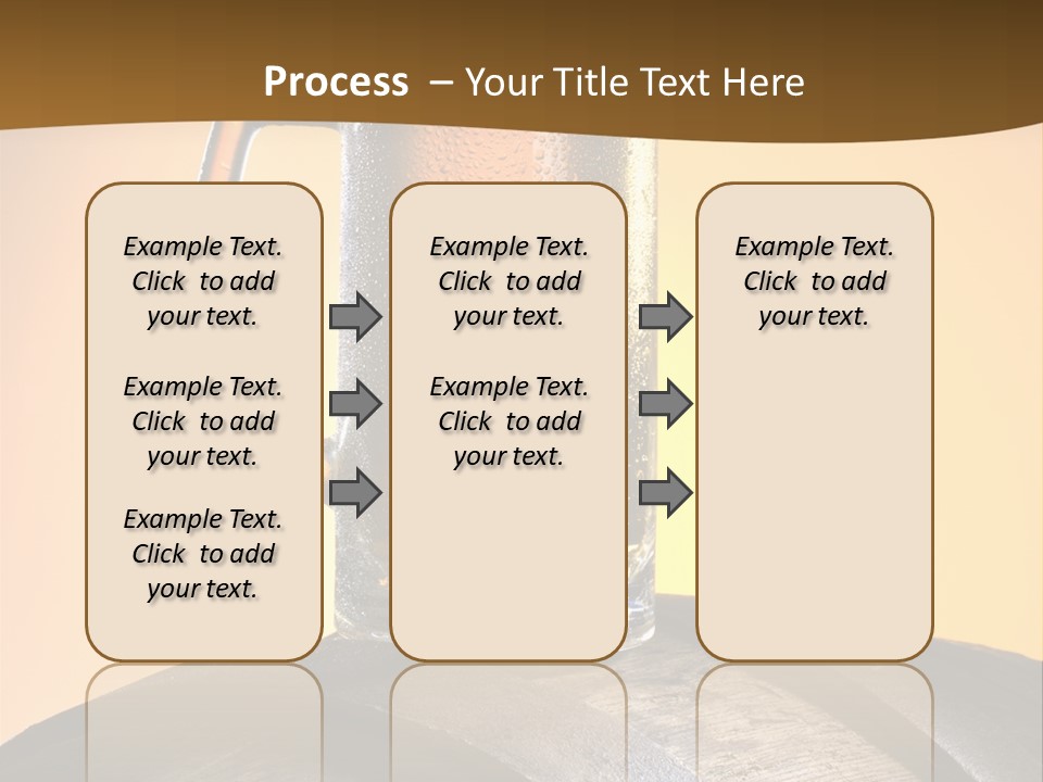 Hoop Glass Alcohol PowerPoint Template