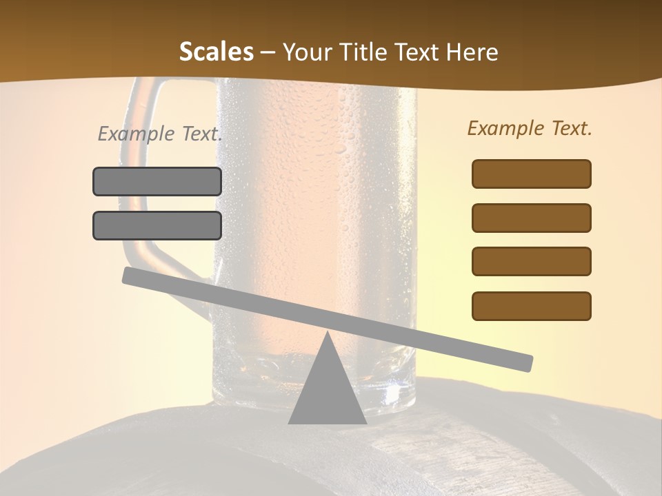 Hoop Glass Alcohol PowerPoint Template
