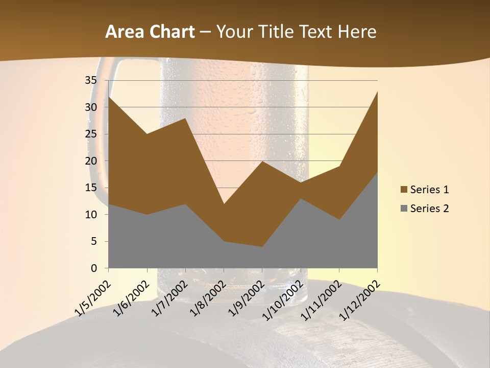 Hoop Glass Alcohol PowerPoint Template