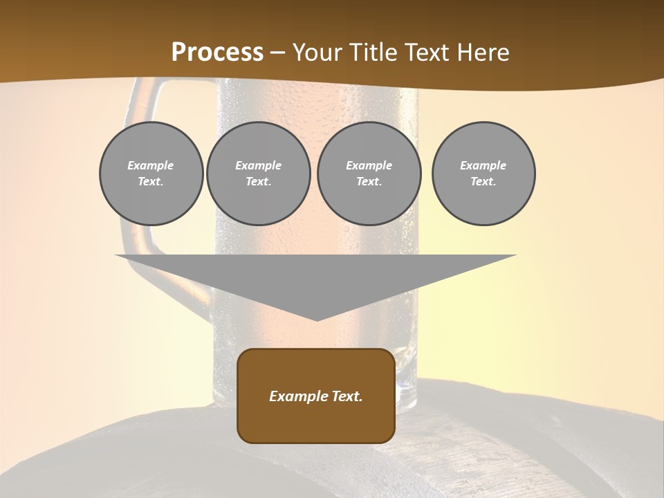 Hoop Glass Alcohol PowerPoint Template