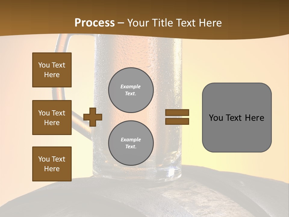 Hoop Glass Alcohol PowerPoint Template