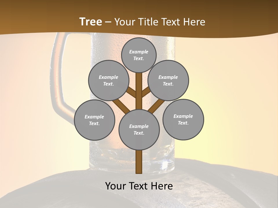 Hoop Glass Alcohol PowerPoint Template