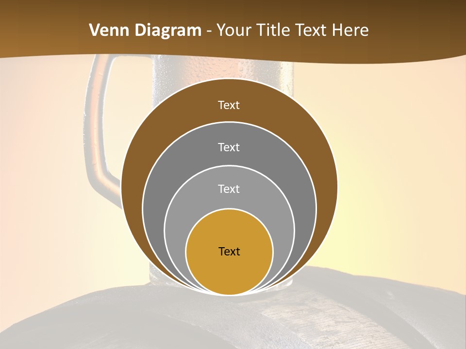Hoop Glass Alcohol PowerPoint Template