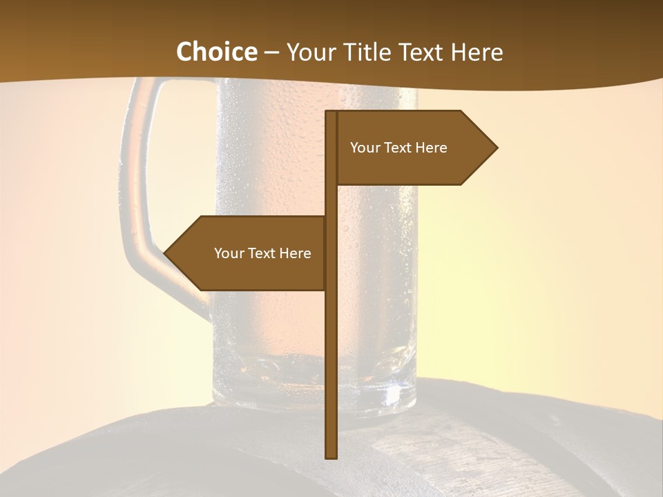 Hoop Glass Alcohol PowerPoint Template