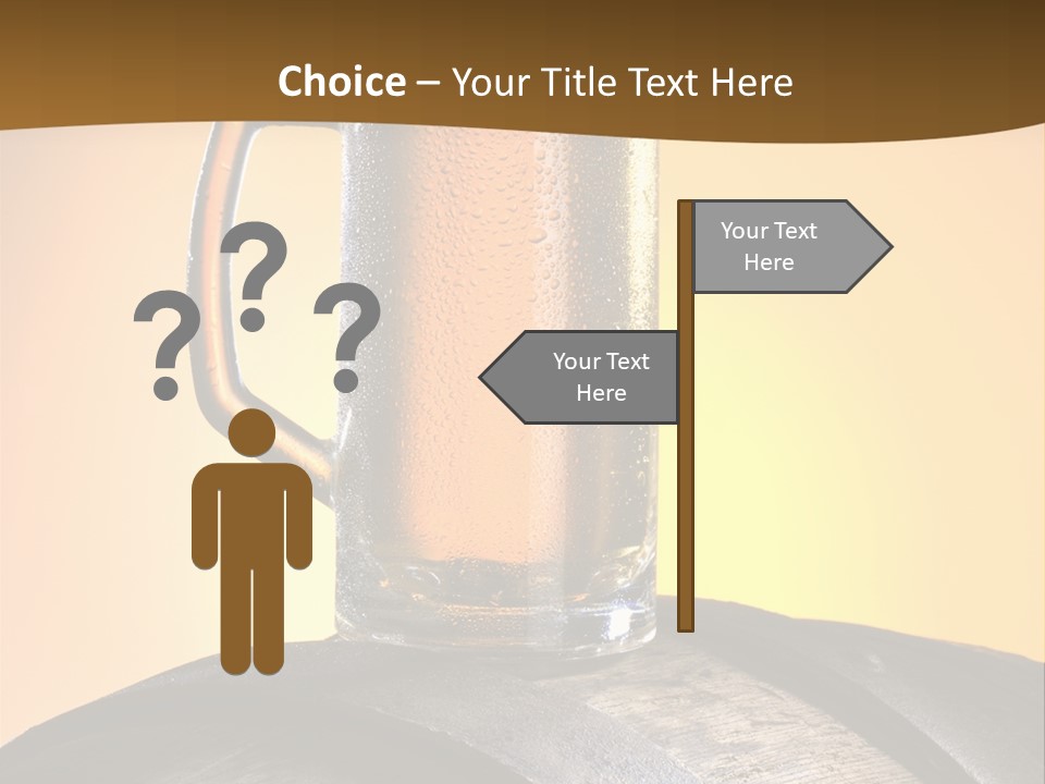 Hoop Glass Alcohol PowerPoint Template