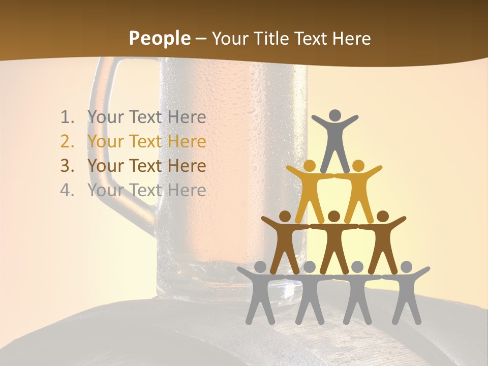Hoop Glass Alcohol PowerPoint Template