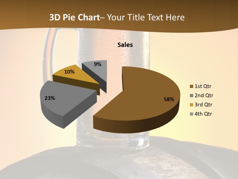 Hoop Glass Alcohol PowerPoint Template