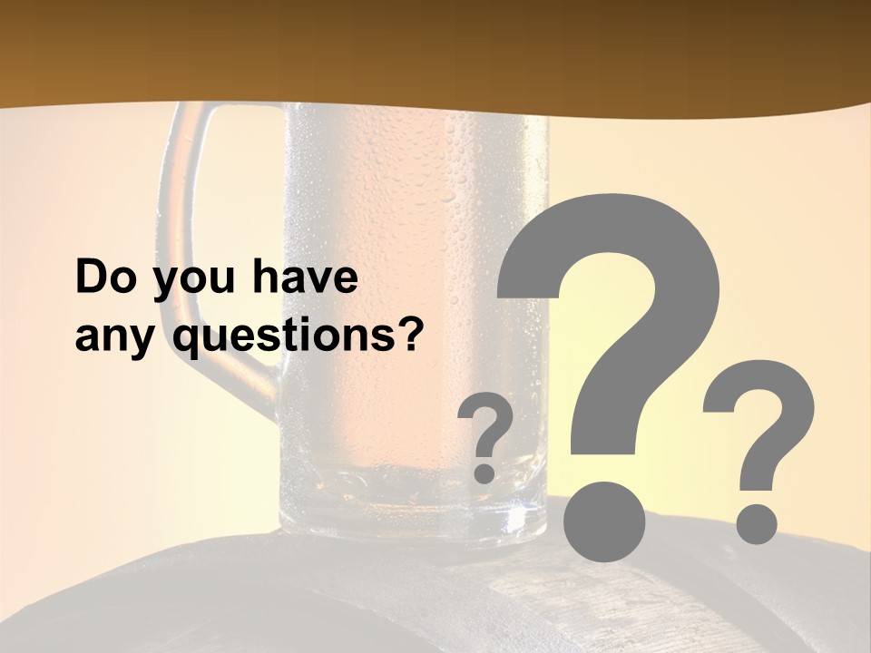 Hoop Glass Alcohol PowerPoint Template